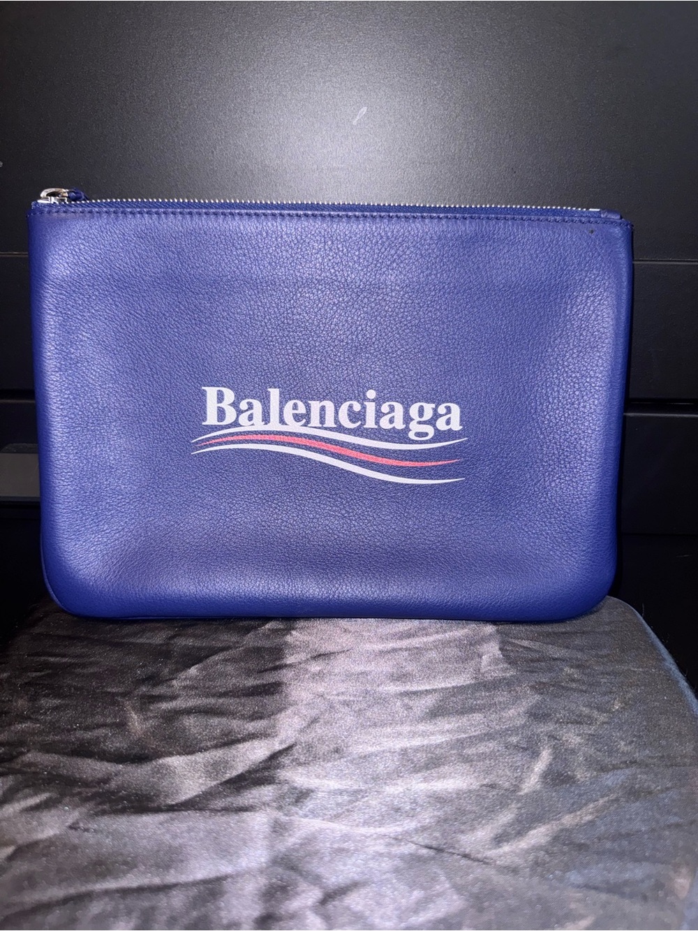 Balenciaga Campaign Wristlet Clutch